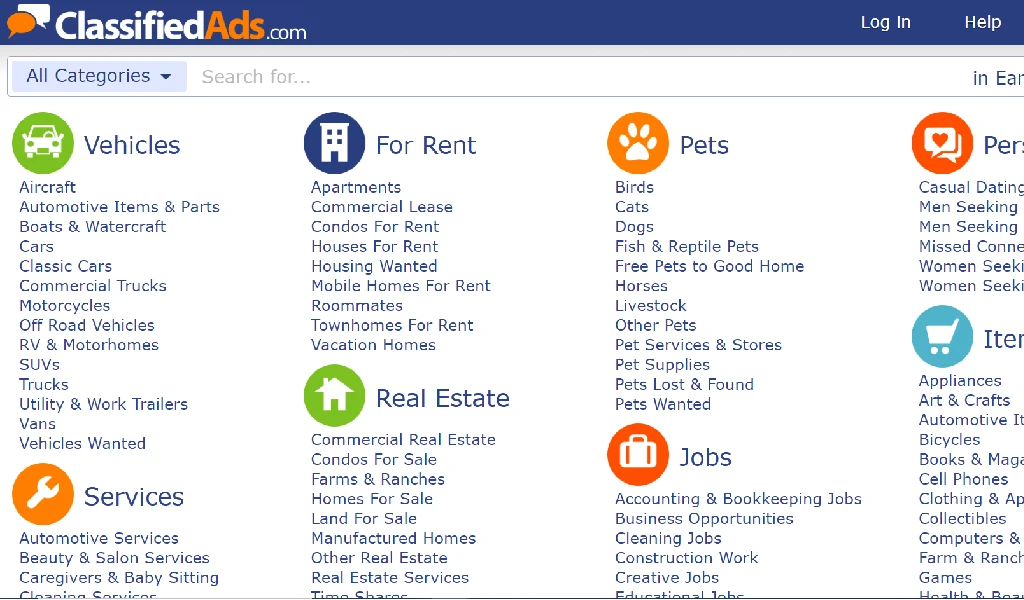 Classified ads