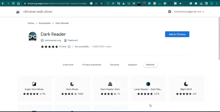 how to install dark reader on chrome and enable dark mode on facebook