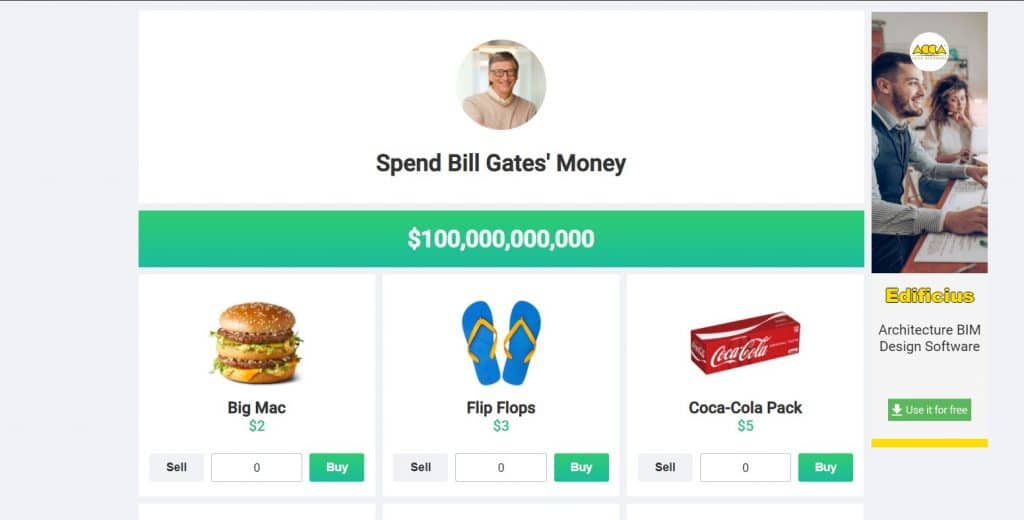 spend bill gates money