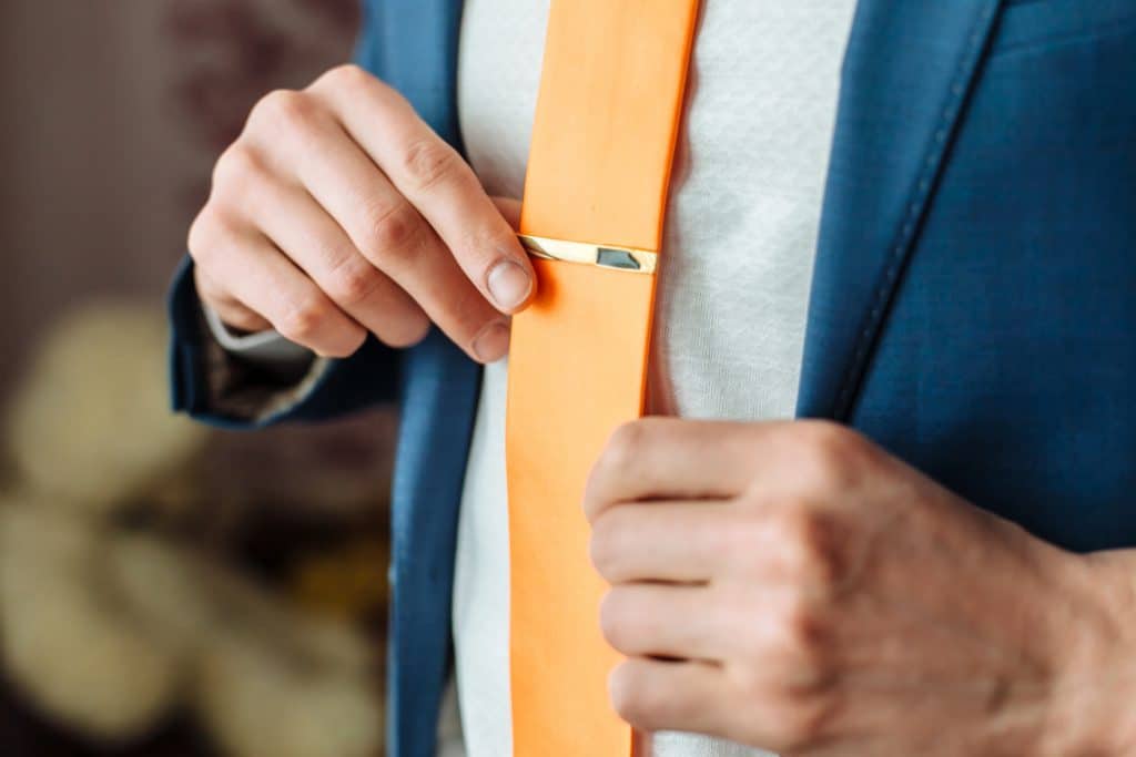 Tie Clip Suit Accessory