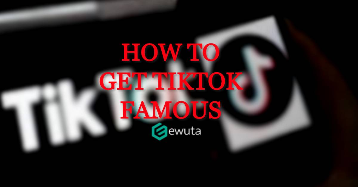 get tiktok famous