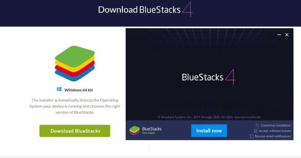 download bluestack