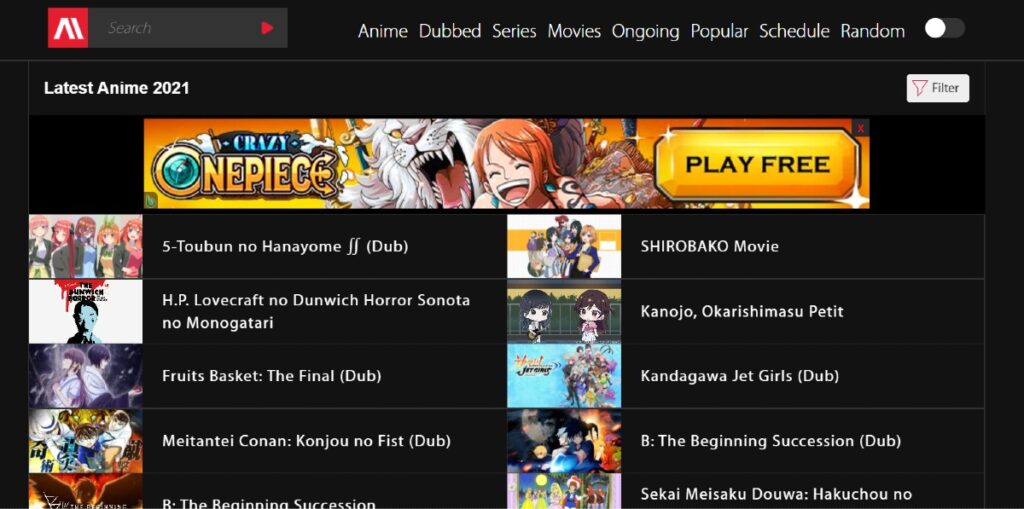 anime streaming