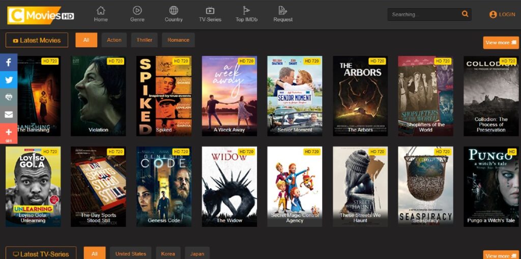 free movie streaming sites