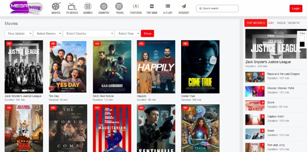 free movie streaming sites