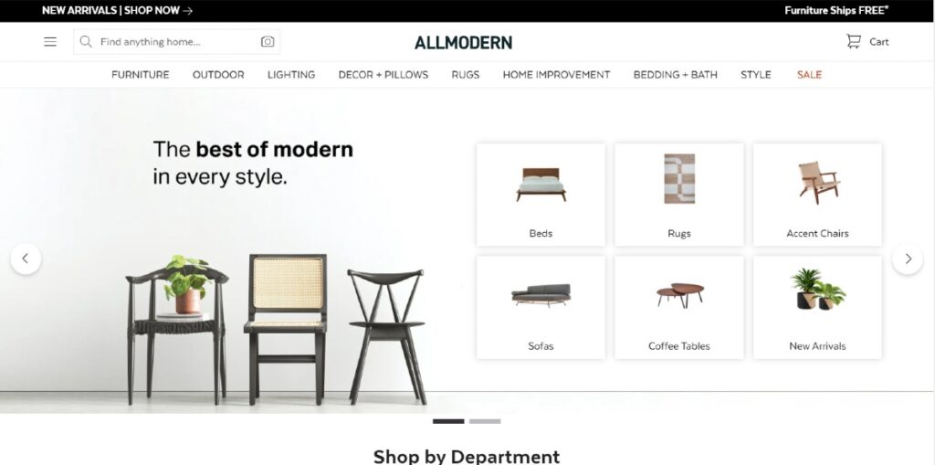 sites like wayfair