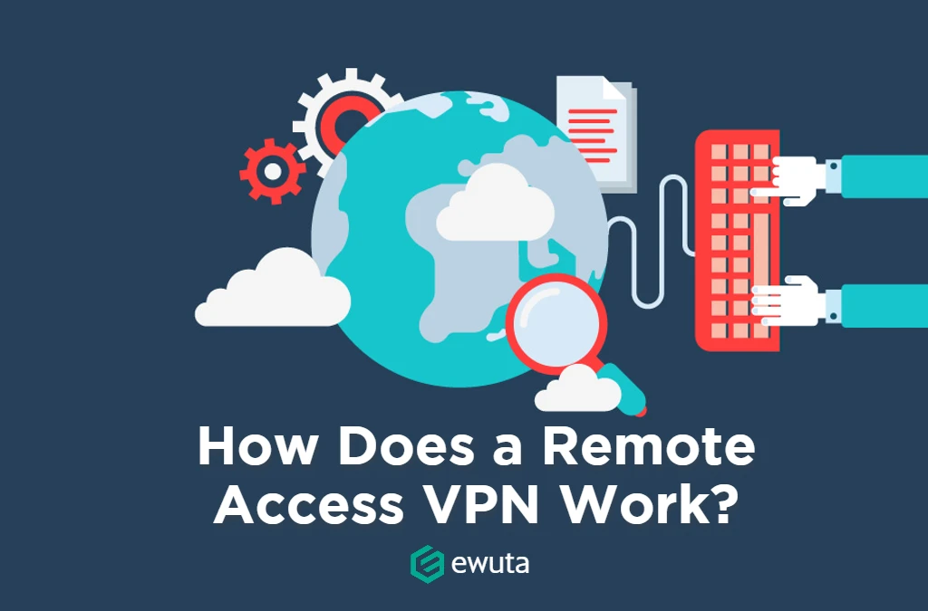 how does a remote access vpn work