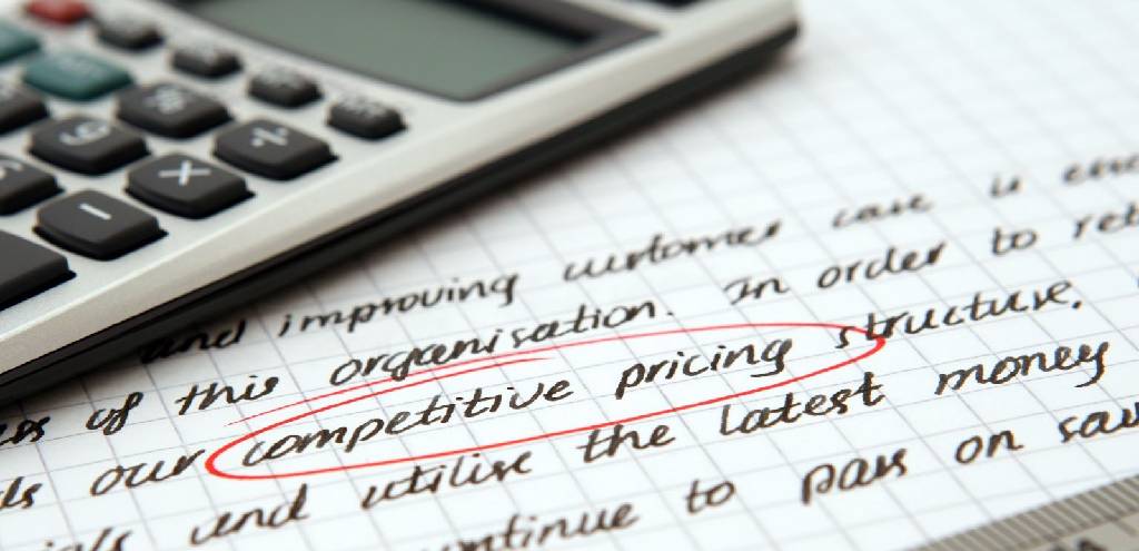 competitive pricing analysis