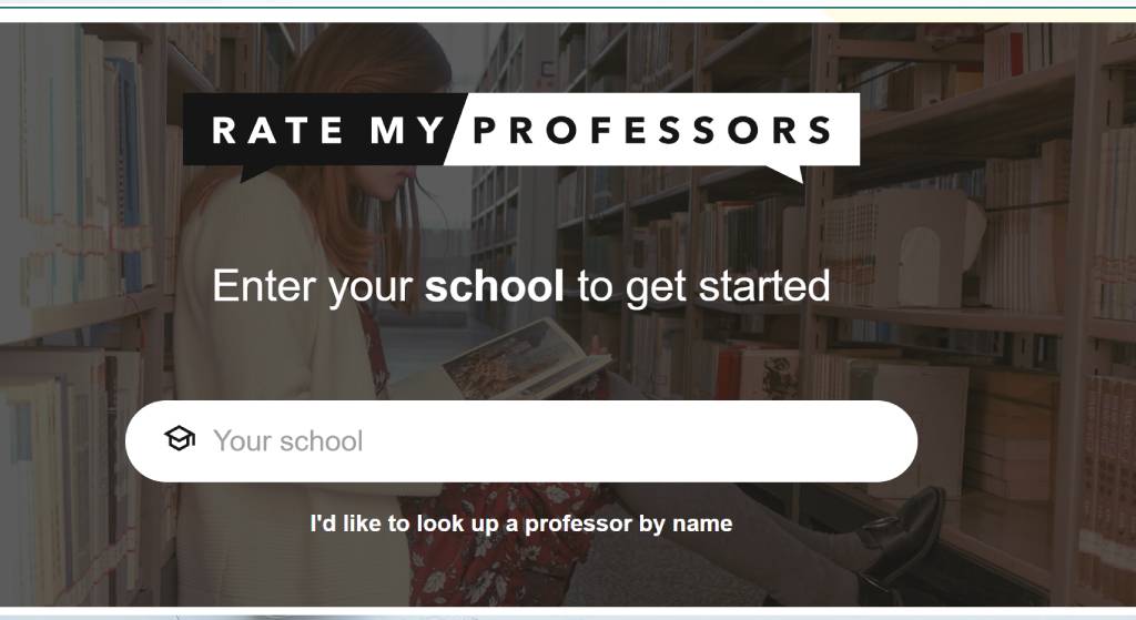 rate my professor website